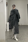 Marc Le Bihan Gillette Asymmetric Sweater Cardigan Alpaca 2735 France MLB-2735-HUI Grey